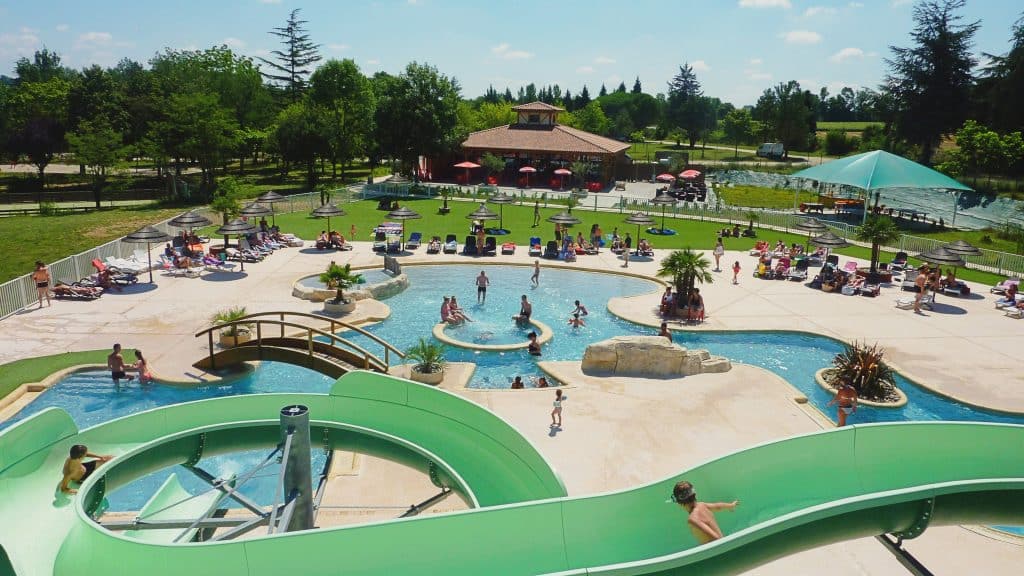 Parc aquatique Camping famille piscine lac thoux gers 2