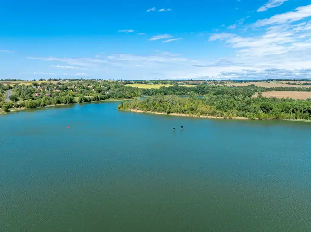 033 Camping Gers Lac de thoux Ciela Village Drone